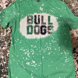 Soft Style Vibrant Green Splatter Tee